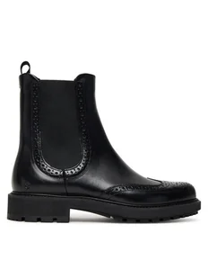 ECCO Botki 23288301001 Czarny - Botki damskie - miniaturka - grafika 1