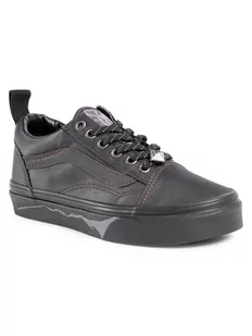 Vans Tenisówki Uy Old Skool Elastic LAce VN0A3QPGV0F1M Czarny - Buty dla dziewczynek - miniaturka - grafika 1
