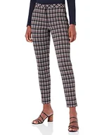 Spodnie damskie - GERRY WEBER Edition Spodnie damskie, czarny/offwhite/sienna, 44 - miniaturka - grafika 1