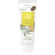 Maseczki do twarzy - Korres Olive Stones Scrub 18 ml głęboko oczyszczający krem do peelingu z naturalnymi cząsteczkami peelingu - miniaturka - grafika 1