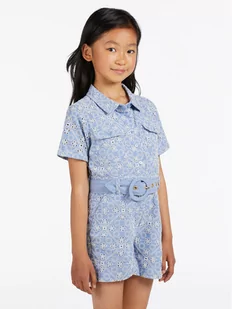Guess Romper J3RK22 WF6Q0 Niebieski Regular Fit - Komplety dla niemowląt - miniaturka - grafika 1