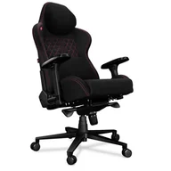 Fotele gamingowe - Yumisu 2050 Magnetic Material Black/Pink - miniaturka - grafika 1