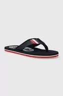 Klapki i japonki męskie - Tommy Hilfiger japonki RWB PADDED BEACH SANDAL męskie kolor granatowy FM0FM05137 - miniaturka - grafika 1