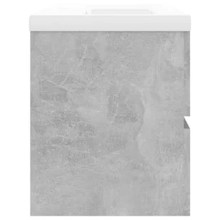 Lumarko Szafka z wbudowaną umywalką, szarość betonu, płyta wiórowa - Szafki łazienkowe - miniaturka - grafika 10