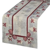 Obrusy i serwetki - Bieżnik EUROFIRANY Cho 4067 40 x 100 cm Popielaty - miniaturka - grafika 1