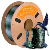 Filamenty i akcesoria do drukarek 3D - ERYONE Hyper PLA Silk Tri-color Filament 1kg - Dark Green - miniaturka - grafika 1