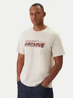 Koszulki męskie - Jack & Jones T-Shirt Brat Tee 12288103 Beżowy Regular Fit - miniaturka - grafika 1