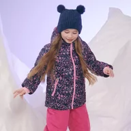 Kurtki i płaszcze dla dziewczynek - Sinsay - Kurtka narciarska - Granatowy - miniaturka - grafika 1