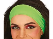 Dodatki do strojów karnawałowych - Opaska na głowę neonowa zielona - 1 szt. - miniaturka - grafika 1