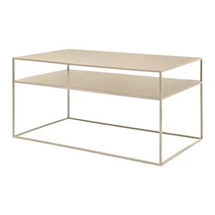 Beżowy metalowy stolik 50x90 cm Fera – Blomus - Ławy i stoliki kawowe - miniaturka - grafika 1