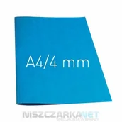 Okładki do laminatorów i bindownic - Termookładki miękkie - Thermolinen Plain (A4 pionowa) -4 mm opakowanie 10 sztuk NIEBIESKI - miniaturka - grafika 1