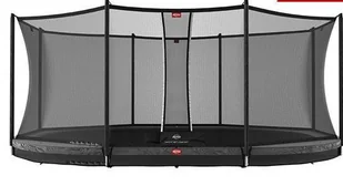 Berg Trampolina Z Siatką Grand Favorit Inground 520X 345 Czarna - Trampoliny - miniaturka - grafika 1