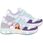 Buty dla dziewczynek - CERDÁ LIFE'S LITTLE MOMENTS Dziewczęce buty sportowe Frozen ze światłami LED i lekką podeszwą EVA, komfort i styl, sneakersy, Fioletowy, 32 EU - miniaturka - grafika 1