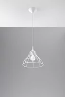 Lampy sufitowe - Sollux Lighting Lampa Wisząca Anata biała - SL.0145 - miniaturka - grafika 1