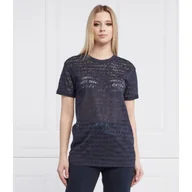 Koszulki i topy damskie - Armani Exchange T-shirt | Regular Fit - miniaturka - grafika 1