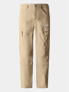 The North Face Spodnie outdoor Explo NF0A7Z96 Beżowy Regular Fit - Odzież trekkingowa męska - miniaturka - grafika 1