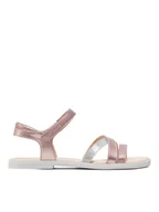 Buty dla dziewczynek - Geox Sandały J S.Karly G. D J5235D 0HINF C8011 D Różowy - miniaturka - grafika 1