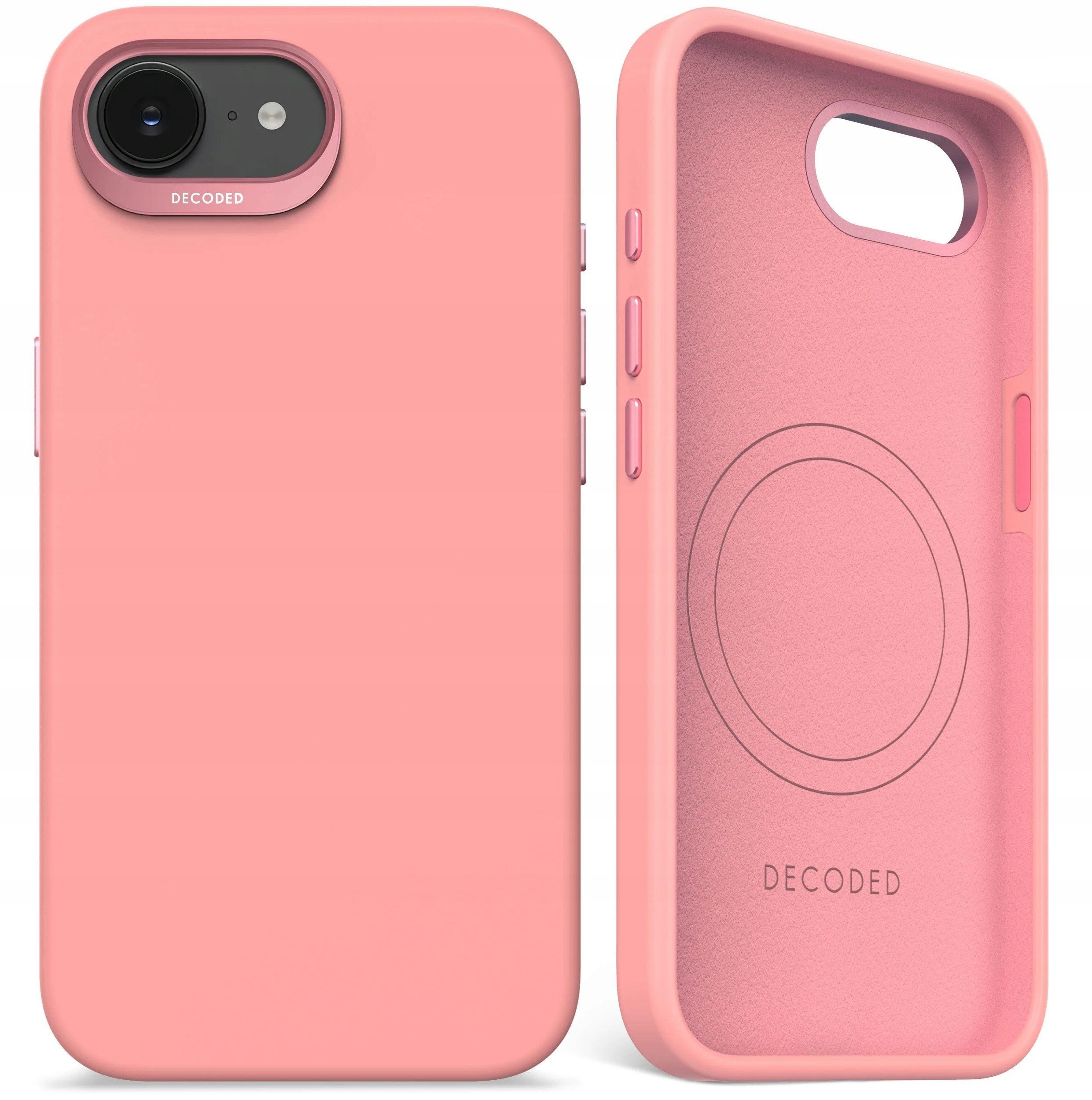 Decoded Silicone Backcover - silikonowa obudowa ochronna do iPhone 16e kompatybilna z MagSafe bubble gum
