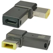 Kable - Przejściówka zasilania adapter wtyk USB-C do 11,0x4,5mm+pin LENOVO Slim Tip - miniaturka - grafika 1