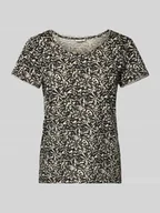 Koszulki i topy damskie - T-shirt o kroju regular fit z czystej bawełny - miniaturka - grafika 1