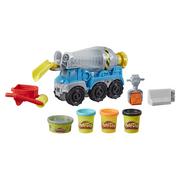 Masy plastyczne - Hasbro Masa plastyczna PlayDoh Wheels Betoniarka GXP-722862 - miniaturka - grafika 1