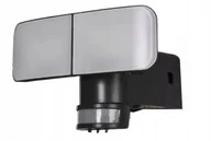 Lampy ogrodowe - Lampa, Reflektor zewnętrzny LED z czujnikiem ruchu LightWay 872-B-S czarny - miniaturka - grafika 1
