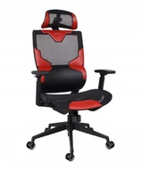 Fotele gamingowe - ODDYCHAJĄCY FOTEL OBROTOWY BIUROWY CORTEK VISION DLA GRACZA - miniaturka - grafika 1