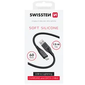 Kable USB - Kabel USB - Lightning Swissten, 60 W, 1,5 m - miniaturka - grafika 1