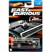 Samochody i pojazdy dla dzieci - Hot Wheels Fast And Furious Seria 3 Samochód '70 Dodge Charger Rt 1/10 - miniaturka - grafika 1