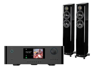 Rotel RAS-5000 (czarny) + Vela FS408.2 (czarny) - Zestawy stereo - miniaturka - grafika 1
