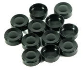 Akcesoria do gier planszowych - Pionki do warcabów małe - czarne Plastic Polska - gra - miniaturka - grafika 1