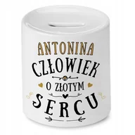 Skarbonki - Skarbonka na Urodziny 40 40te 40-te na Prezent z Nadrukiem ze Zdjęciem + Opakowanie na prezent (wzór 02) - miniaturka - grafika 1
