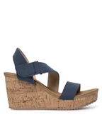 Sandały damskie - Clara Barson Sandały WYL0710-XX Granatowy - miniaturka - grafika 1