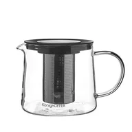 Dzbanki i imbryki - Dzbanek z zaparzaczem Andrea 1,5 l czarny KönigHOFFER - miniaturka - grafika 1