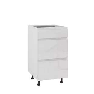 Rimini Szafka Dolna Ds-60-2W-1N_Blum Biały Połysk - Meble kuchenne - miniaturka - grafika 1