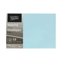 Galeria Papieru Koperty C6 Gładki niebieski satynowy 130g (10) - Koperty - miniaturka - grafika 1