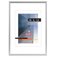 Ramki na zdjęcia - Ramka aluminiowa GS 21 x 29,7 cm srebrny - miniaturka - grafika 1