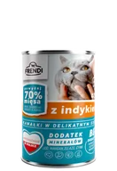 Mokra karma dla kotów - Frendi kawałki w delikatnym sosie z indykiem 400g - miniaturka - grafika 1