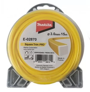 Makita E-02870 żyłka tnąca nylonowa 3,0 mm 15 m kwadratowa - Akcesoria do kos i kosiarek - miniaturka - grafika 1
