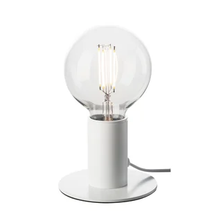 Lampka stołowa FITU TL E27 - biały - Lampy stojące - miniaturka - grafika 1