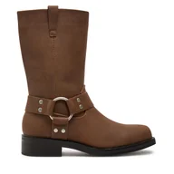 Botki damskie - Botki ONLY Shoes 15329812 Brązowy - miniaturka - grafika 1