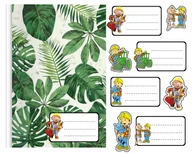 Szkolne artykuły papiernicze - NAKLEJKI NA ZESZYT ZESZYTY NALEPKA 8szt - BOB BUDOWNICZY WZORY + POSTACIE - miniaturka - grafika 1