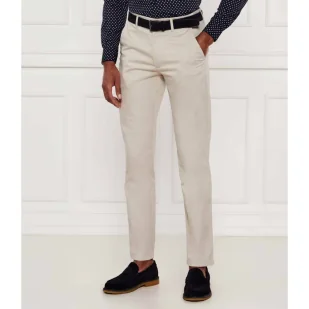 Calvin Klein Spodnie chino Slim Fit stretch - Spodnie męskie - miniaturka - grafika 1