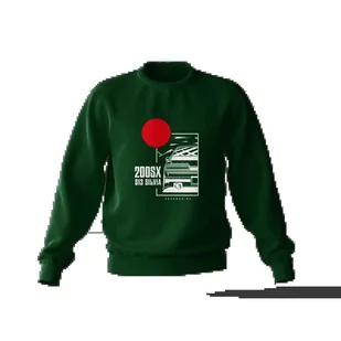 Bluza Nissan 200SX zielona-XXL - Odzież do sportów motorowych - miniaturka - grafika 1