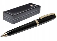 Długopisy - Sheaffer Czarny długopis 355 Prelude lakierowany złoto 22k 0,7mm MIKOŁAJKI - miniaturka - grafika 1