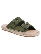 Espadryle męskie - QUAZI Espadryle QZ-63-04-000623 Zielony - miniaturka - grafika 1