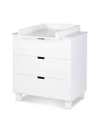 Łóżeczka i kojce - Klupś Komoda Iwo z przewijakiem biała 2022 - miniaturka - grafika 1