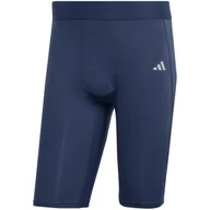 Spodenki męskie - ND05_S11606-XL HP0615 Spodenki męskie adidas Techfit Aeroready Short Tight granatowe HP0615 r.XL - miniaturka - grafika 1