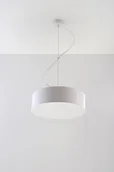 Lampy sufitowe - Sollux Lighting Lampa Wisząca Arena biała mała - SL.0117 - miniaturka - grafika 1
