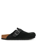Klapki i japonki damskie - Birkenstock Klapki Boston Braided 1030497 Czarny - miniaturka - grafika 1